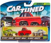 MGA Entertainment voiture jouet CarTuned Muscle Madness série 3 - 3 pièces