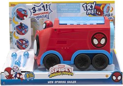 Jazwares Marvel Spidey Spielzeugauto 3-in-1 Web Spinning Hauler