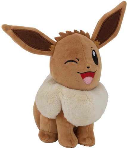 Pokémon Plüsch Kuscheltier Eevee winking 20 cm - weiches Pokémon Spielzeug-2