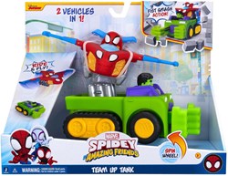 Jazwares Spidey Spielzeug-Panzerfahrzeug - Team Up Actionfahrzeug