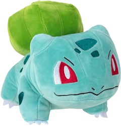 Jazwares Pokémon Plüsch Kuscheltier Bulbasaur 20 cm - weiches Spielzeug