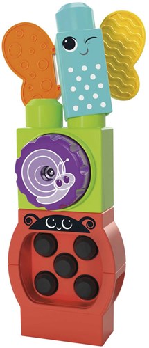 Mega Bloks sensorisches Bauset Raupe - bewegliches Spielzeug 30 Bausteine-3