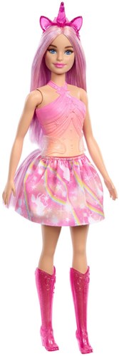 Barbie Einhorn Fantasiepuppe mit rosa Haar und Accessoires-2