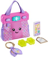 Fisher-Price Lernspaß Handtasche interaktives Spielzeug rosa Baby-2