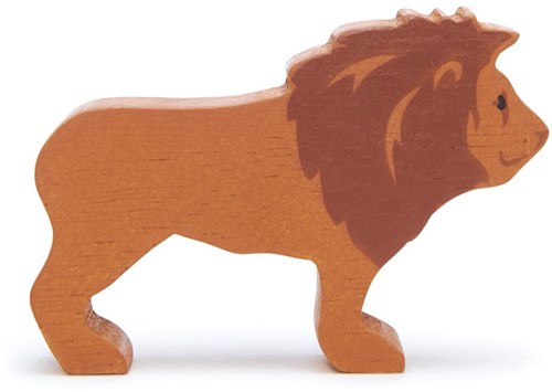 Tender Leaf animal safari en bois lion - figurine durable pour enfants