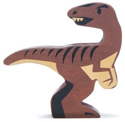 Tender Leaf jouet dinosaure en bois Vélociraptor - éducatif