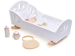 Tender Leaf lit de poupée en bois Sweet Swan - lit jouet durable