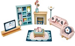 Tender Leaf Puppenhaus Wohnzimmer Holz Möbelset nachhaltiges Spielzeug