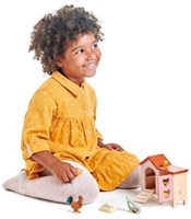 Tender Leaf Holz-Hühnerstall Spielset für Kinder - nachhaltiges Bauernhofzubehör