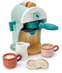 Tender Leaf machine à café en bois Babyccino Maker set de jeu pour enfants