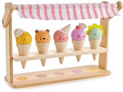 Tender Leaf stand à glaces en bois jouet - Scoops and Smiles - bois durable