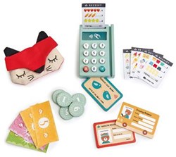 Tender Leaf caisse enregistreuse en bois Play Pay Pack - jeu de rôle éducatif
