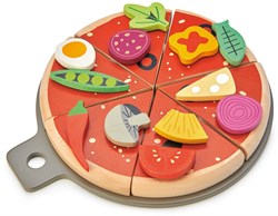 Tender Leaf Holz Pizza Spielzeug - Pizza Party Set für Kinder