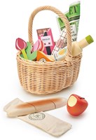 Tender Leaf panier en bois - panier de courses jouet avec accessoires-3