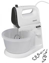 Philips batteur avec bol mélangeur - mixeur de cuisine puissant 450W gris