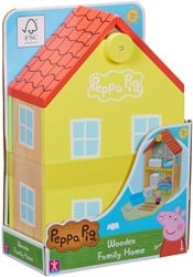 Peppa Pig Holz-Familienhaus (mit Figuren & Zubehör)