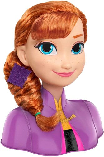 Spectron Frozen Anna Stylingkopf Puppe mit Zubehör - Disney Spielzeug-2
