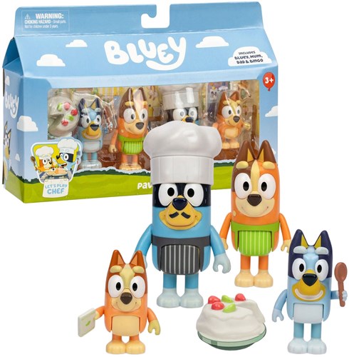Spectron Bluey Spielset - Dessert Abenteuer mit 4 Figuren - Pavlova Backset-3