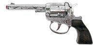 Klappertjespistool Spielzeug Revolver 100 Schuss Metall Cowboy Zubehör