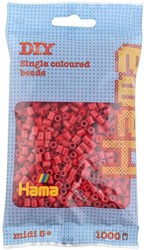 Hama perles à repasser - rouge foncé - 1000 pièces - jouet créatif