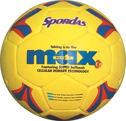 Spordas ballon de football Max Pro caoutchouc taille 5 - ballon résistant