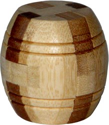Eureka puzzle 3D en bambou - Barrel casse-tête jouet durable