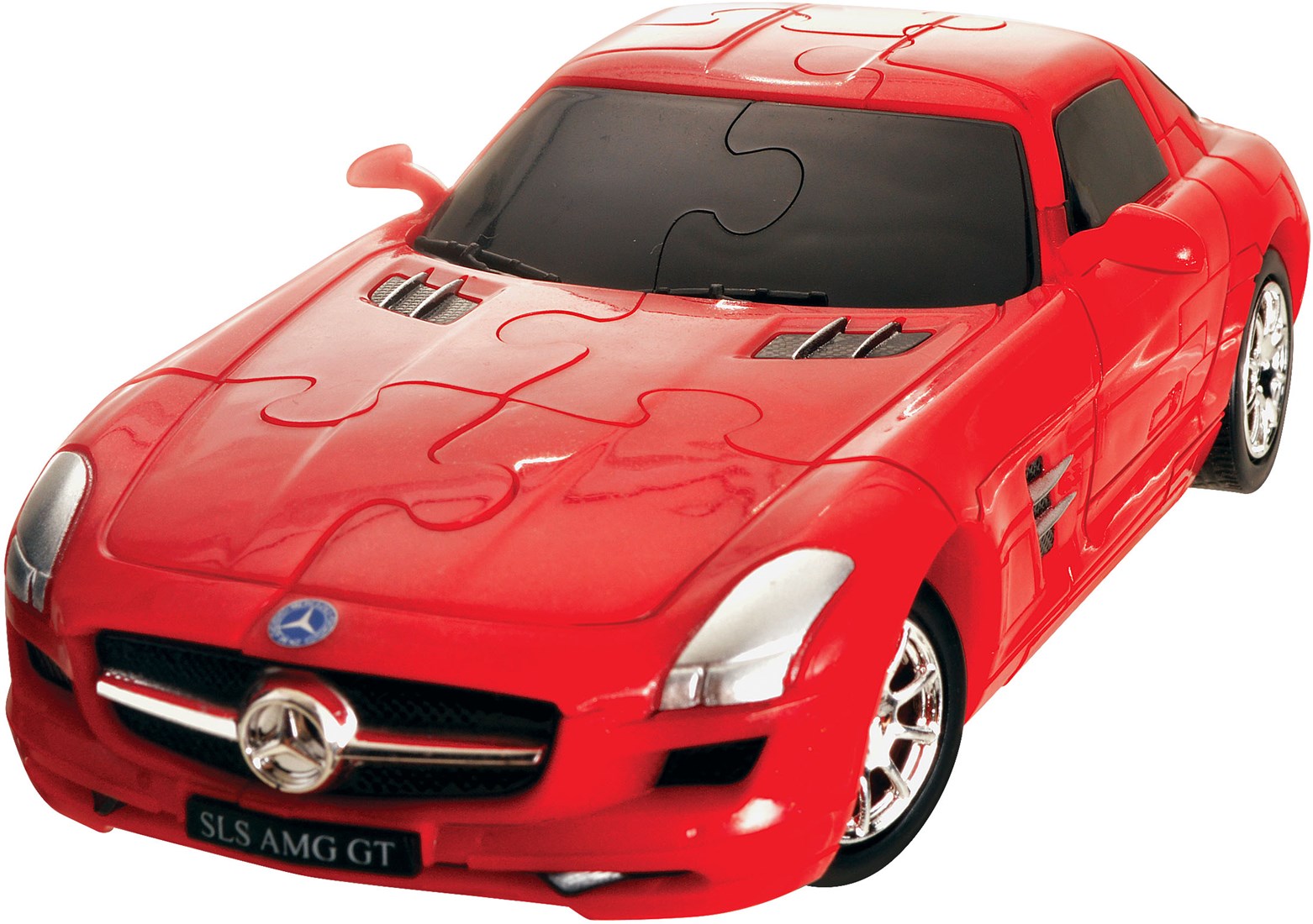 Eureka 3d Puzzle Car Mercedes Sls Amg Gt 1 32 Red Planet Happy Ch