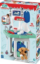 Ecoiffier Tierarzt Spielset mit Kuscheltier und Zubehör
