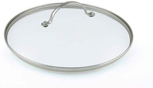 GreenPan Glasdeckel 28cm - universell - transparent - Edelstahlgriff-2