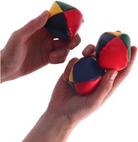 Alert balles de jonglage jouet set 3 pièces colorées pour enfants-2
