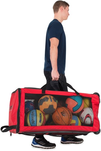 Spordas sac de sport Big Red Megabag avec 11 compartiments et roulettes-2