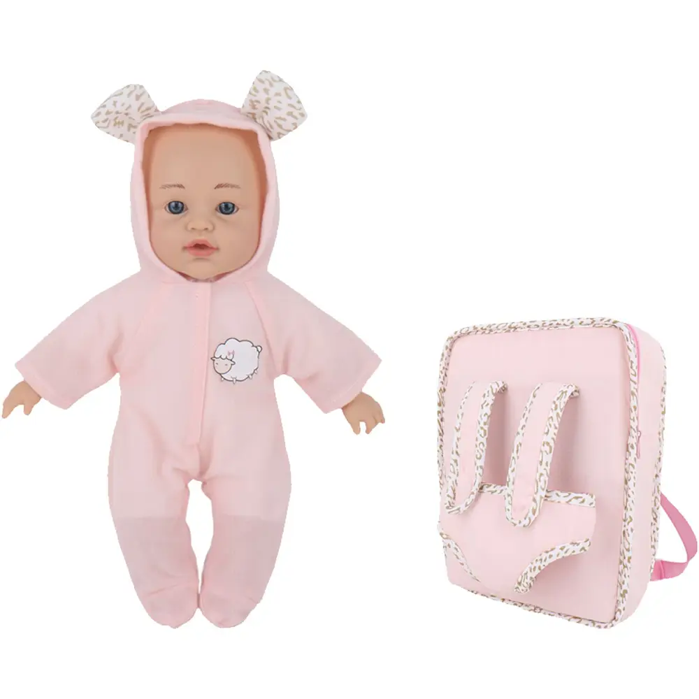 Amia poupée bébé Lilly 30cm avec porte-poupée - jouet poupée