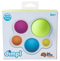 Tomy sensorisches Spielzeug Dimpl Manipulationsspiel Silikon Pop Kissen-2