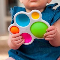 Tomy sensorisches Spielzeug Dimpl Manipulationsspiel Silikon Pop Kissen-3