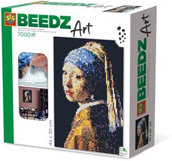 SES BEEDZ ART: Strijkkralen Meisje Met De Parel
