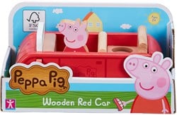 Voiture familiale en bois Peppa Pig avec figurine Peppa