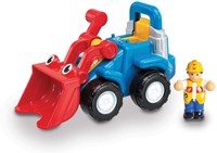WOW Toys Baufahrzeug Lift it Luke mit Kran und Spielfigur