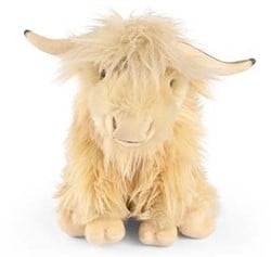 Living Nature White Highland Cow with Sound