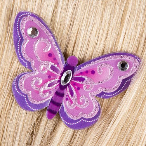 HaarAccessoireoire vlinder 2 ass. 3+