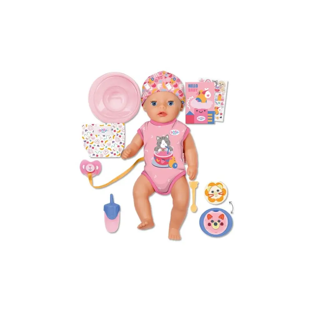 BABY born Babypuppe Lena 36cm mit weichem Körper und realistischen Funktionen