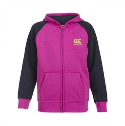Canterbury Hoodie Zip thru Mädchen Rosa 164