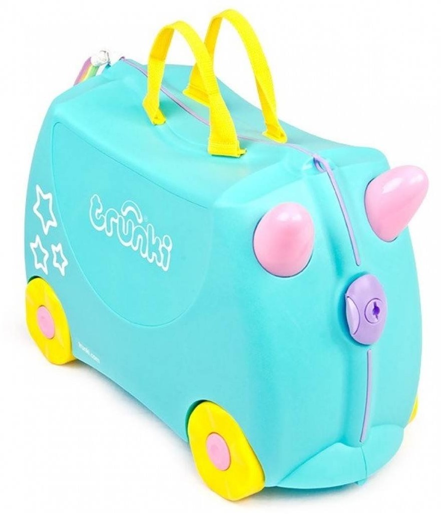 Achetez Trunki Valise Enfant à Roulette à Chevaucher incl. Autocollants -  Licorne Una?