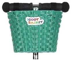 Micro Scoot Basket grün - praktischer Korb für Roller und Fahrrad