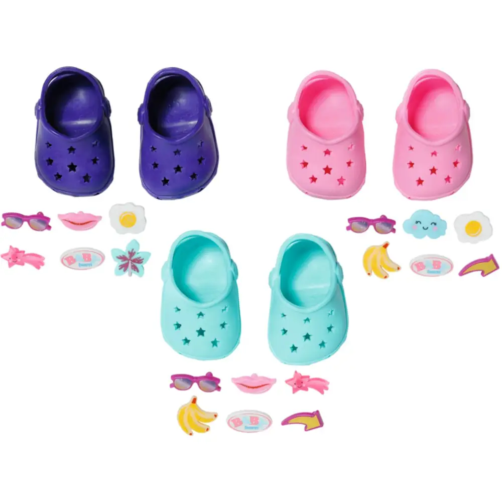 BABY born Puppenschuhe bunt mit Pins 43cm Babypuppen Zubehör