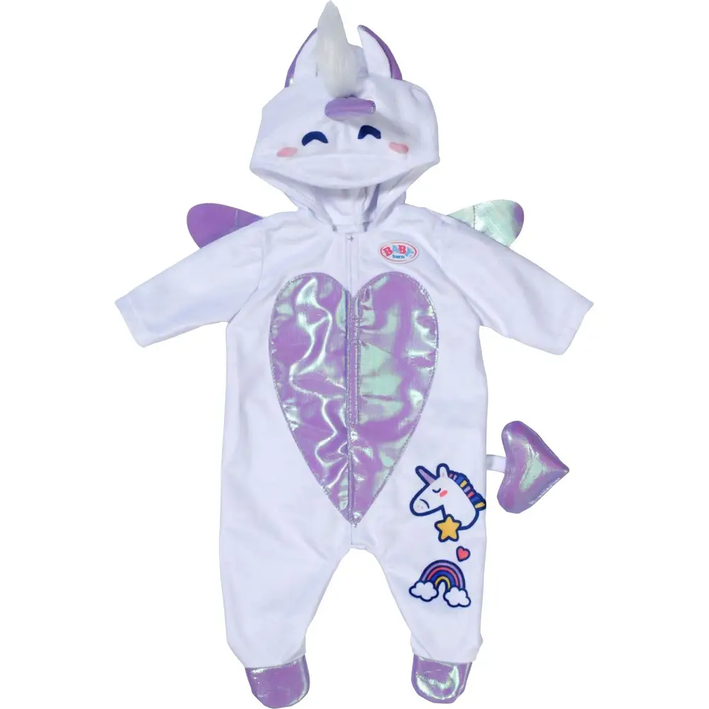 BABY born Einhorn Onesie - Puppenoutfit 43cm - Einhorn Kostüm
