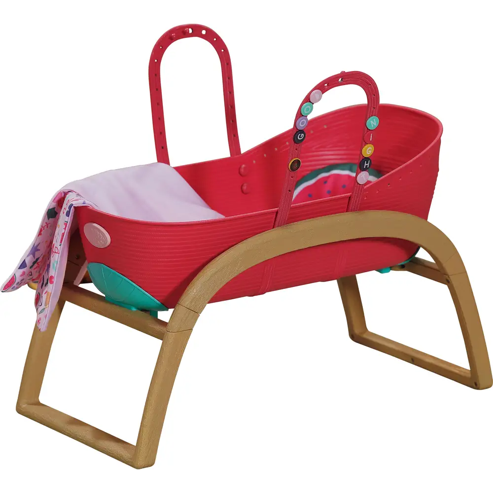 BABY born Puppenbett 3-in-1 Wiege Reisebett mit kreativen Pins