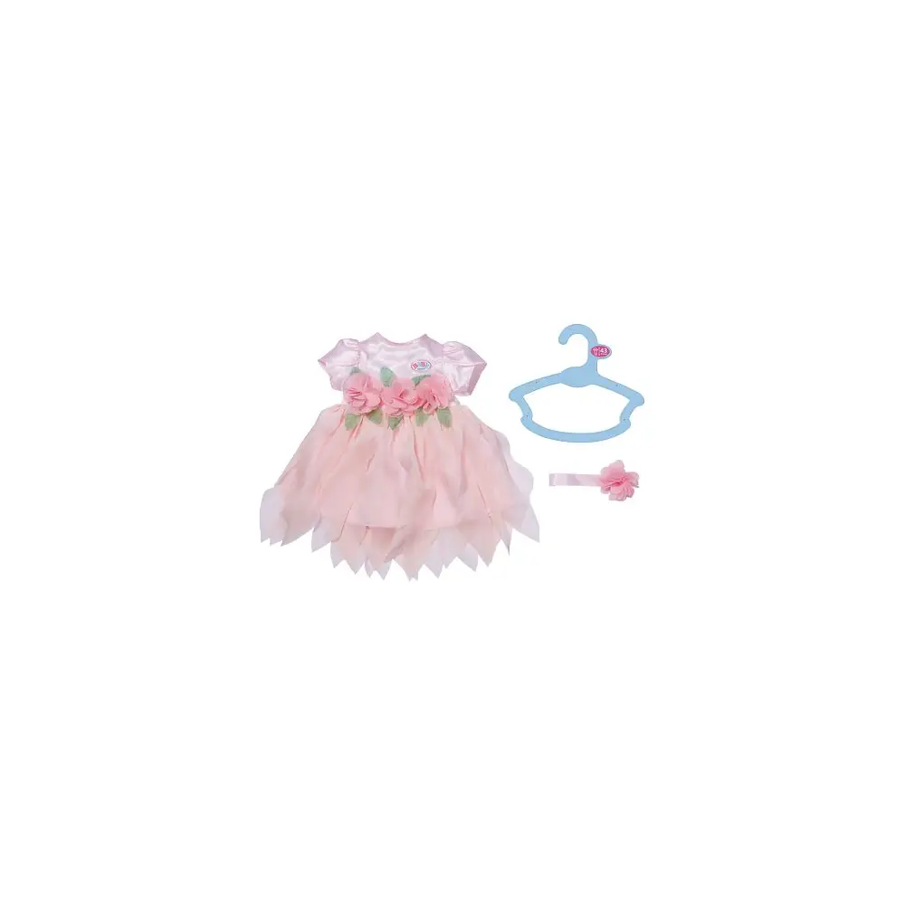BABY born Puppenoutfit Blumenfee 43cm Puppenkleidung rosa