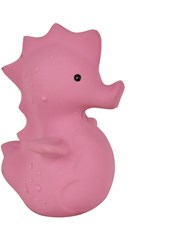 Tikiri jouet de bain hippocampe caoutchouc naturel avec grelot 11cm