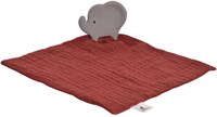 Tikiri doudou éléphant - jouet de dentition bébé coton bio