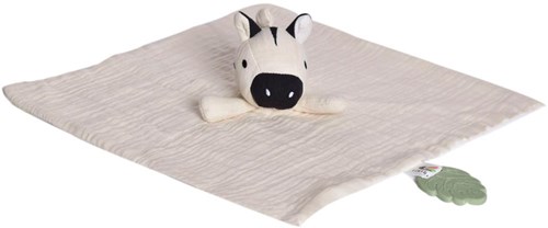 Tikiri doudou zèbre coton bio jouet bébé-2